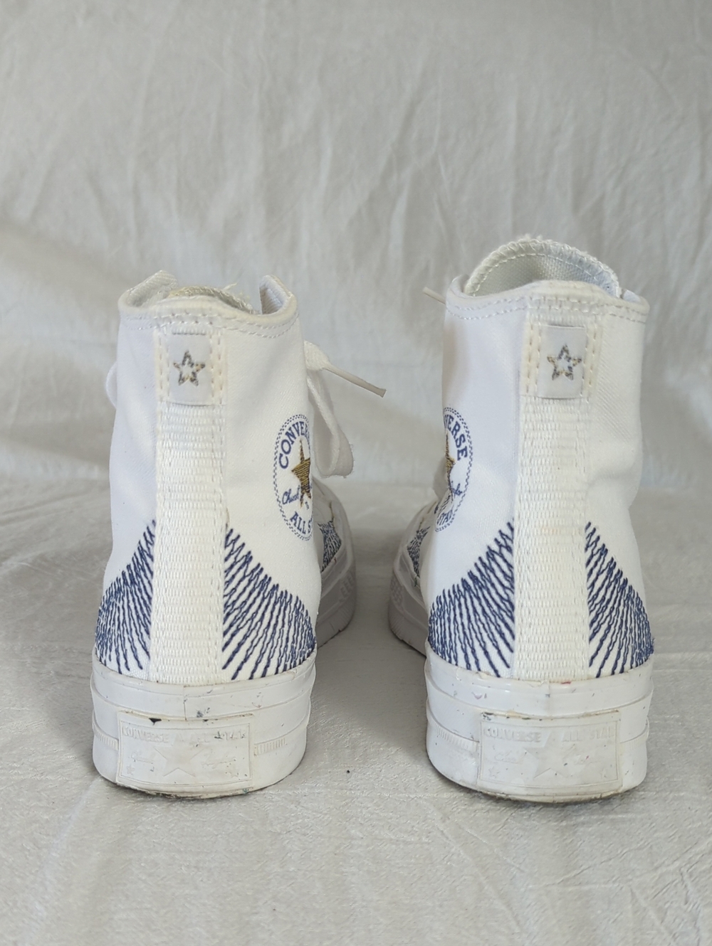 Converse Renew Chuck 70 High Top Stitched White Women 5.5 Men 3.5 - Picture 2 of 9